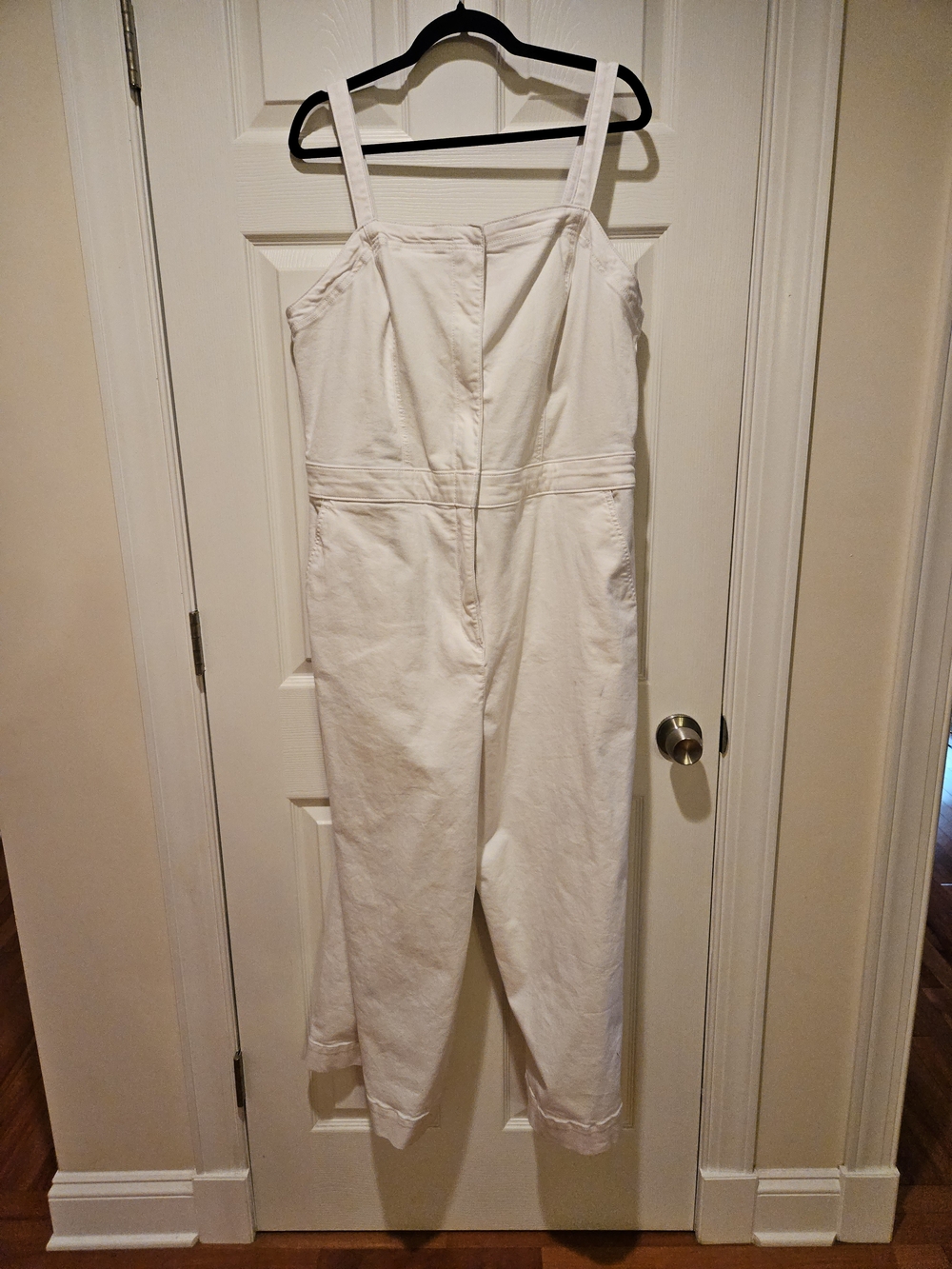 Torrid White Denim Jumpsuit - Picture 1 of 6